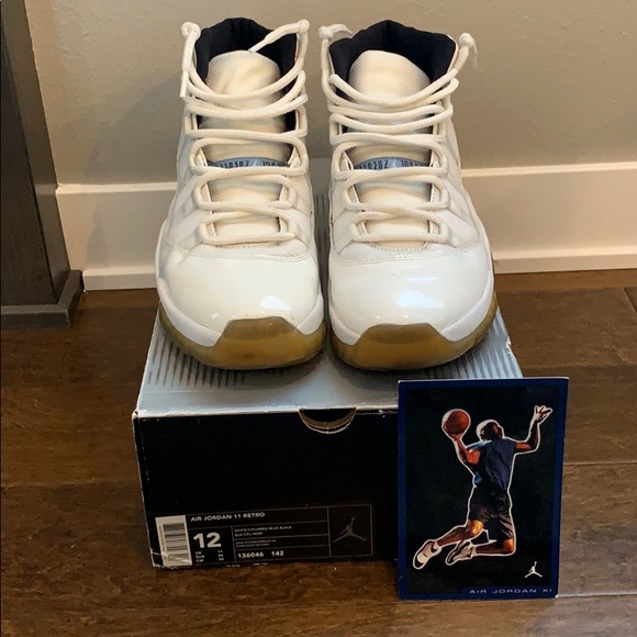 Air Jordan 11 Columbia 2001 Sz 12 - Picture 4 of 6